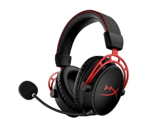 Gamingowy zestaw słuchawkowy HyperX Cloud Alpha Wirelles czarne/bezprzewodowe słuchawki z mikrofonem