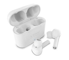Savio TWS-07 białe / Słuchawki bezprzewodowe z mikrofonem / Bluetooth