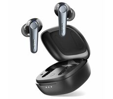 EarFun Air Pro 3 czarne / Bezprzewodowe słuchawki TWS z etui ładującym / Bluetooth 5.3 / czas pracy baterii do 45 h