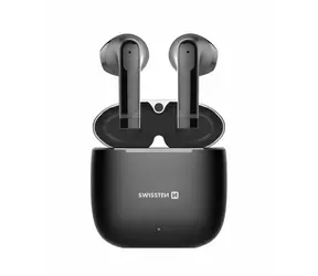 Swissten ALUPODS PRO czarne / Słuchawki bezprzewodowe / Bluetooth 5.1