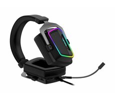 Patriot Viper V380 czarne / słuchawki gamingowe / USB / 2,1m / z mikrofonem