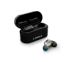 Lamax Duals1 czarne / bezprzewodowe słuchawki douszne / mikrofon / Bluetooth 5.0 / IPX4