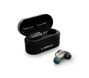 Lamax Duals1 czarne / bezprzewodowe słuchawki douszne / mikrofon / Bluetooth 5.0 / IPX4