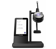 Yealink WH66 Mono czarny / Bezprzewodowy zestaw słuchawkowy mono z mikrofonem / do telefonów IP Yealink / baza / DECT