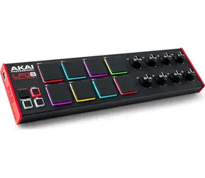 AKAI LPD 8 MKII - Kontroler Mini USB/MIDI czarny