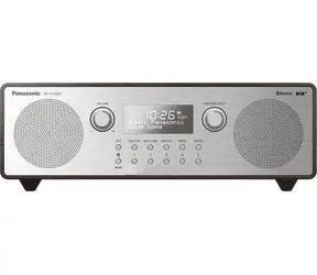 Panasonic RF-D100BTEGT srebrny / Radio stołowe / FM / DAB+ / Bluetooth / 3,5 mm