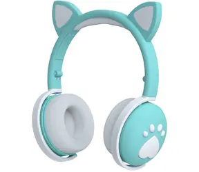 MOZOS KID DOG zielone / Słuchawki bezprzewodowe z mikrofonem / 400 mAh / Bluetooth 5.0 