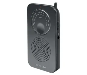 Muse M-01 RS czarny / Radio kieszonkowe / FM / MW / 3,5 mm