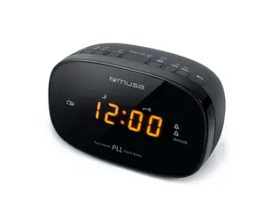 Muse M-150 CR czarny / Budzik z radiem / FM