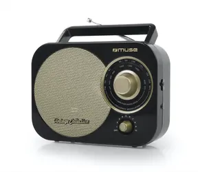 Muse M-055 RB czarny / Radio przenośne / FM / MW / 3,5mm