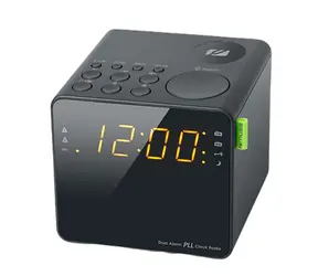 Muse M-187 CR czarny / Budzik z radiem / FM / MW / 3,5mm