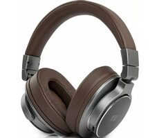 Muse M-278 BT brązowy / Słuchawki bezprzewodowe z mikrofonem / Bluetooth 5.0 / 3,5mm / do 12 godzin