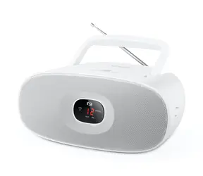 Muse MD-202 RDW biały / Radio przenośne / FM / MW / CD-RW / 3,5mm