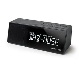 Muse M-172 DBT czarny / Budzik z radiem / FM / PPL / DAB+ / NFC / Bluetooth / 3,5 mm / USB