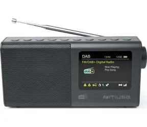 Muse M-117 DB czarny / Radio przenośne / FM / PLL / DAB+ / LCD / budzik / 3,5mm