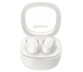 Baseus NGTW180002 Bowie WM02 TWS białe / Słuchawki bezprzewodowe z mikrofonem / Bluetooth 5.0 