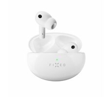 FIXED Pods Pro White / Słuchawki bezprzewodowe / Mikrofon / ANC / Bluetooth 5.3 / Etui ładujące