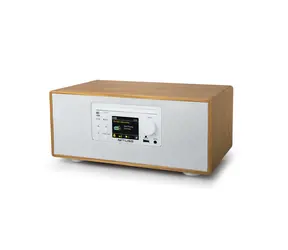 Muse M-695DBTW brązowy / Mikrosystem / 60W / Bluetooth / AUX / USB / CD / Radio DAB+ i FM