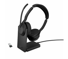 JABRA Evolve2 55 (25599-999-989) czarny / Słuchawki / mikrofon / ANC / USB / Bluetooth / MS Stereo