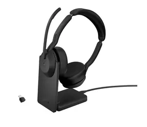 JABRA Evolve2 55 (25599-999-889) czarny / Słuchawki / mikrofon / ANC / USB-C / Bluetooth / MS Stereo