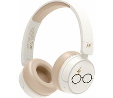 OTL Technologies Harry Potter biały / Bezprzewodowe słuchawki dla dzieci / mikrofon / Bluetooth 5.1