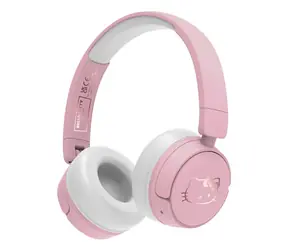 OTL Technologies Hello Kitty różowe / Bezprzewodowe słuchawki dla dzieci / mikrofon / Bluetooth 5.1