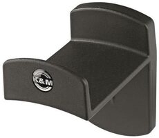 K&M 16312 Uchwyt ścienny do słuchawek czarny