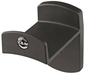K&M 16312 Uchwyt ścienny do słuchawek czarny