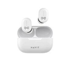 Havit TS925 biały / Bezprzewodowe słuchawki douszne / mikrofon / Bluetooth 5.0 / etui ładujące / do 3,5 h