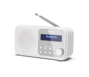 Sharp DR-P420 biały / Radio przenośne / 2W / DAB+ / FM / BT / 3,5mm 