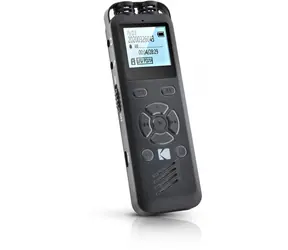 Kodak VRC 250 czarny / Dyktafon / 8 GB / do 581 godzin nagrywania / microUSB / 2x 3,5 mm