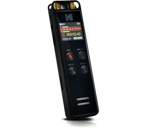 Kodak VRC 550 czarny / Dyktafon / 16 GB / do 581 godzin nagrywania / microSD / USB-C / 2x 3,5 mm