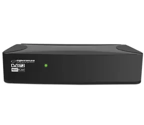 Esperanza EV108 czarny / Tuner cyfrowy DVB-T/T2 / H.265 / HDMI 