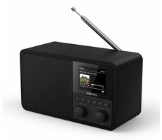 Głośnik Philips TAPR802/12 czarny / Radio / FM / DAB+ / BT 4.2 / 3W