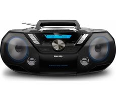 Philips AZB798T/12 czarny / Radio / CD / FM / DAB+ / BT / USB / 3,5mm / Głośnik 12W