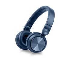 Muse M-276BTB niebieski / Słuchawki bezprzewodowe / mikrofon / Bluetooth i gniazdo 3,5 mm