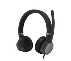 Zestaw słuchawkowy Lenovo Go Wired ANC szary / słuchawki przewodowe / mikrofon / USB-C / ANC / Microsoft Teams