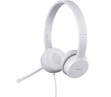 Lenovo 110 Stereofoniczne słuchawki USB szare / Słuchawki przewodowe / mikrofon / USB-A