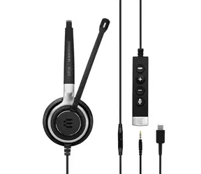EPOS Sennheiser IMPACT SC 635 (USB-C) czarny / Do call center / zestaw słuchawkowy / mikrofon 