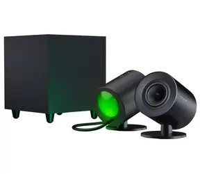 Razer Nommo V2 czarny / Głośniki / 2.1 / dźwięk przestrzenny / RGB / BT / USB