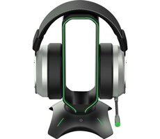 YENKEE YHB 3003 TOWER czarny / Hub gamingowy i stojak na słuchawki / 3x USB 2.0 / RGB / 1,5m