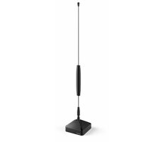HAMA 221081 Antena pokojowa prętowa do telewizora/radia, czarna