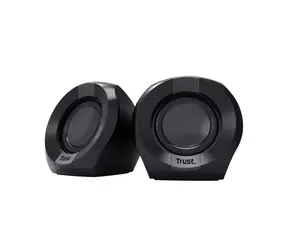 Trust Polo czarne / Głośniki / 2.0 / 4W / USB + gniazdo 3,5 mm