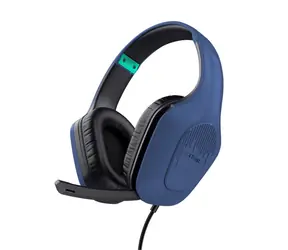 Trust GXT 415B Zirox blue / słuchawki gamingowe / mikrofon / gniazdo 3,5 mm