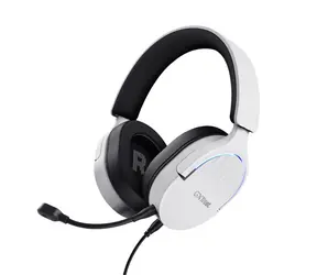 Trust GXT 490 Fayzo biały / Zestaw słuchawkowy / mikrofon do gier / USB-A