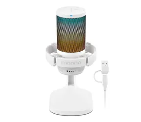 Maono DGM20 biały / Mikrofon gamingowy / kardioidalny / USB