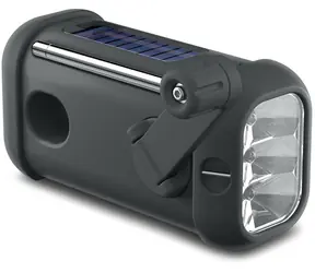 Muse MH-08 MB czarny / Radio z dynamem / latarką / FM / PLL / AUX / 1800 mAh
