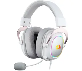 Redragon H510 ZEUS X RGB Biały / Zestaw słuchawkowy do gier / Mikrofon / USB