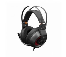 White Shark GH-1949 CARACAL czarny / Zestaw słuchawkowy do gier / 2,2 m / 2 x 3,5 mm + USB / PC i Mac i Xbox i PS4/PS5