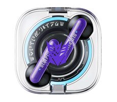 TWS Transformers TF-T03 Fioletowy / Słuchawki bezprzewodowe / Mikrofon / BT 5.3 / Etui ładujące 